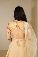 Gold Rosette Handwork Blouse