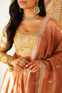 Apricot Sheen Dupatta