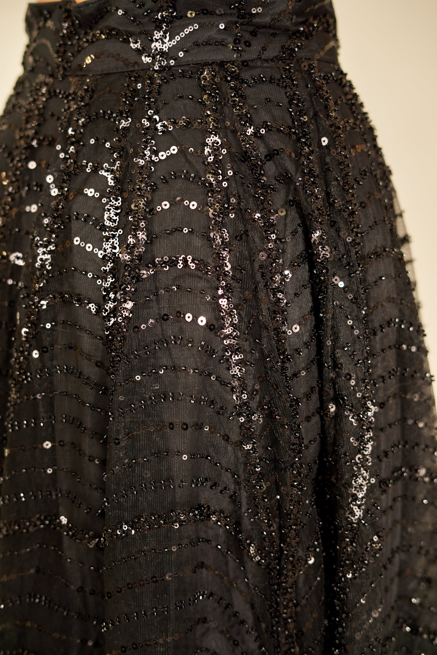 Onyx Lacquer Skirt