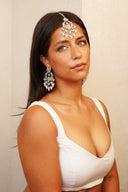 Silver Dewdrop Tikka Set