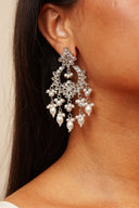 Silver Dewdrop Tikka Set