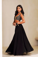 Black Aira Skirt - The Saree Room