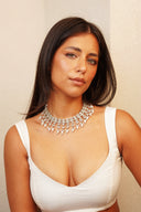 Silver Dewdrop Choker