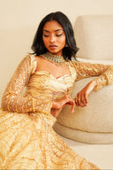 Champagne Lacquer Blouse