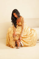 Champagne Lacquer Skirt - The Saree Room