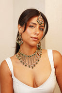 Emerald Marwa Tikka Set