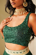 Emerald Sparkle Blouse