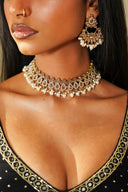 Champagne Falak Tikka Set - The Saree Room