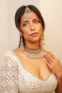 Rose Pari Tikka Set - The Saree Room