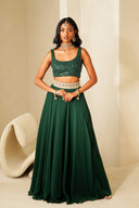 Emerald Aira Skirt - The Saree Room