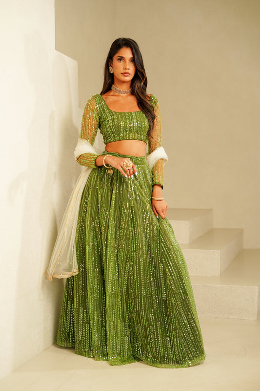 Olive Aeris Skirt