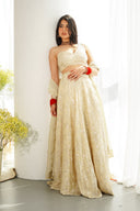 Beige Selena Skirt - The Saree Room
