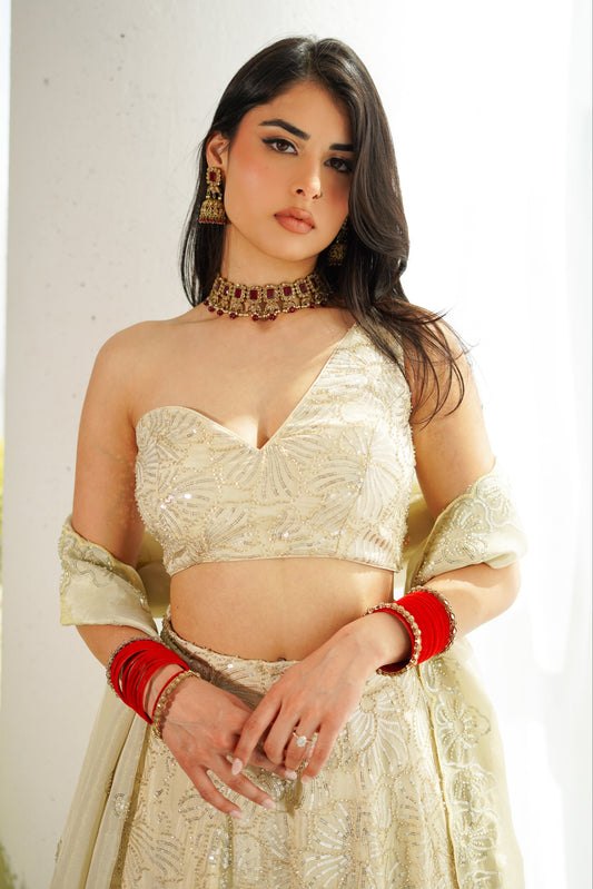 Beige Selena Blouse
