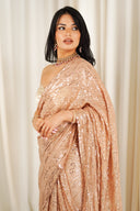 Rosegold Mystique Easy-Drape Saree