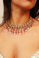 Pink Dewdrop Choker
