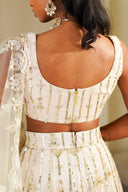 Opaline Dusk Blouse - The Saree Room