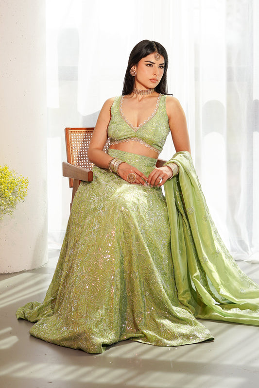 Pistachio Selena Skirt