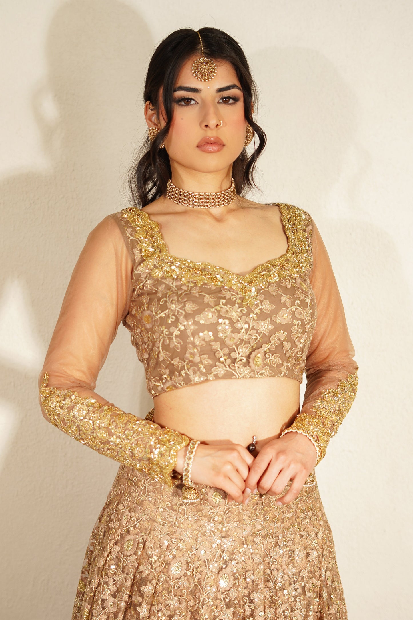 Mauve Taj Blouse