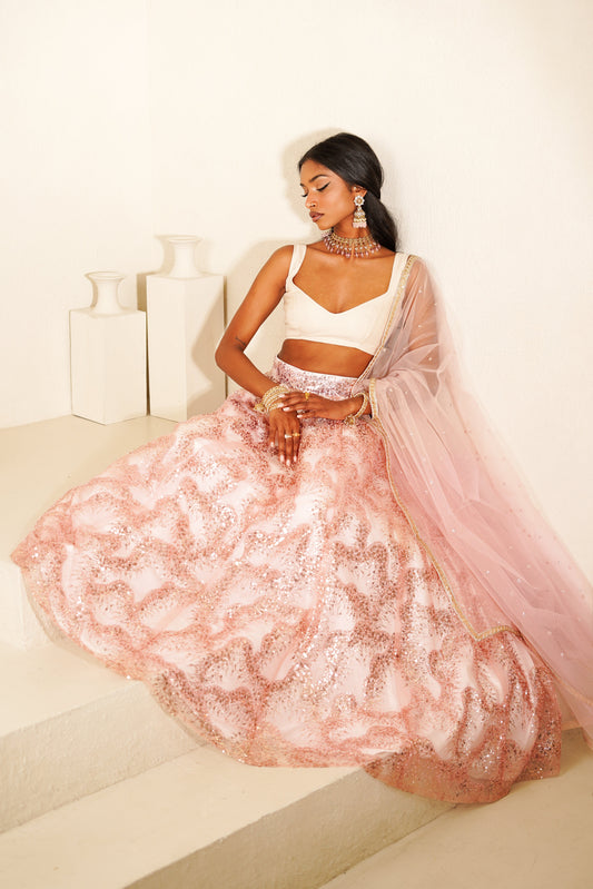 Blush Quartz Skirt