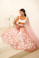 Blush Quartz Skirt - The Saree Room