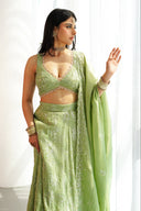 Pistachio Selena Blouse