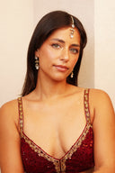 Clarity Teardrop Gem Tikka Set