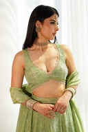 Pistachio Selena Blouse