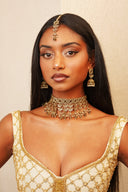 Olive Sultana Tikka Set - The Saree Room