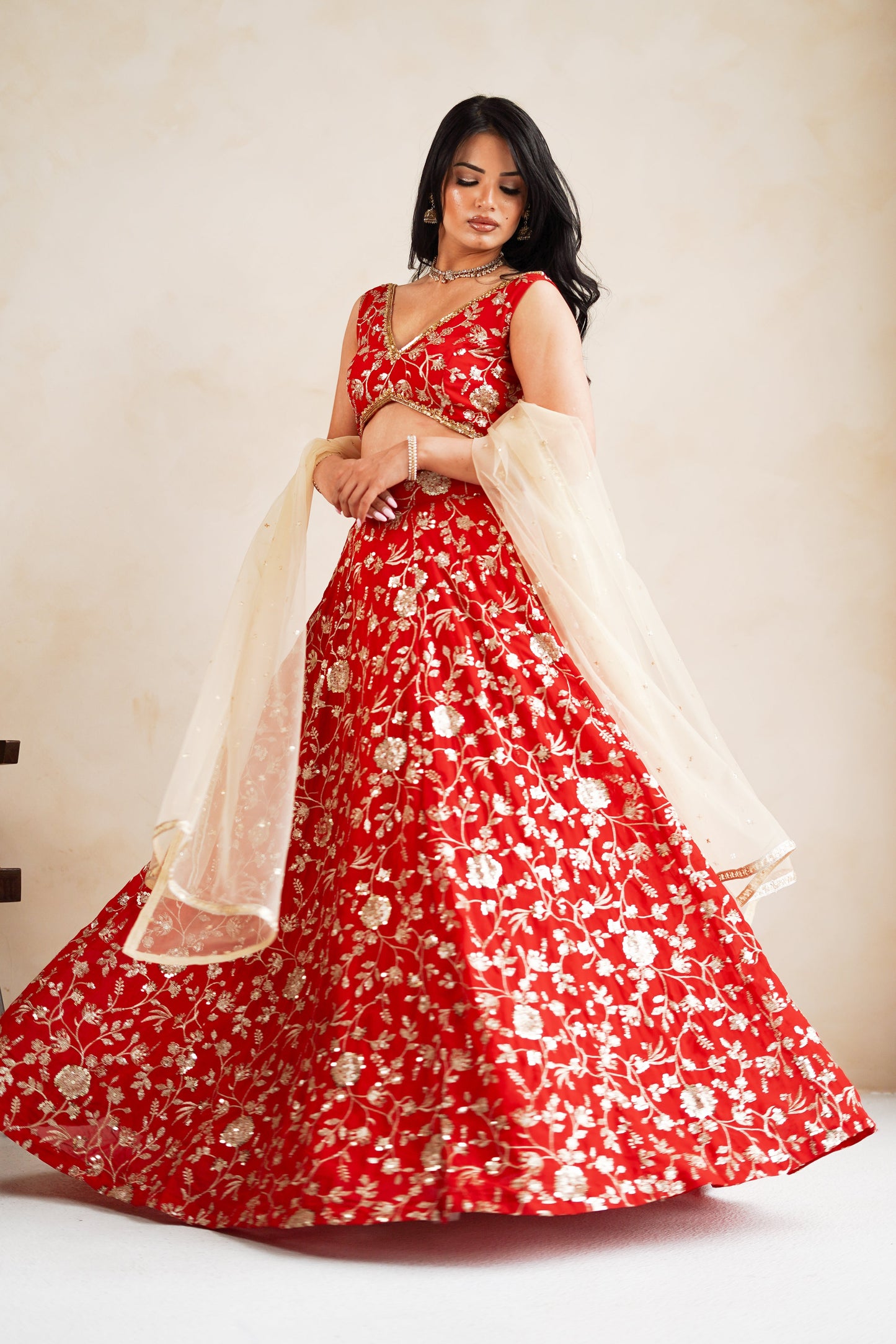 Red Vera Skirt