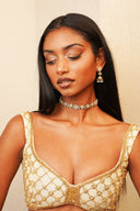 Champagne Mini Moti Cluster Set