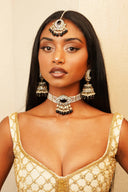 Black Pearl Amulet Tikka Set