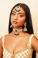 Black Pearl Amulet Choker - The Saree Room