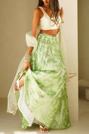 Citron Quartz Skirt - The Saree Room