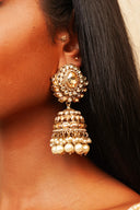 Champagne Pearl Amulet Tikka Set