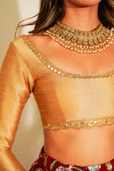 Maple Long Sleeve Aaeena Blouse