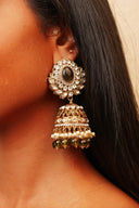 Olive Pearl Amulet Tikka Set