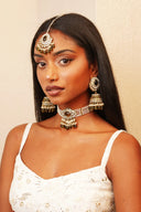 Olive Pearl Amulet Choker - The Saree Room