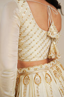 Beige Zehna Handwork Blouse