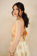 Champagne Long Sleeve Adore Blouse