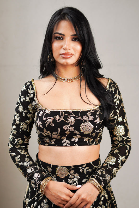 Noir Vera Blouse