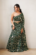 Emerald Vera Skirt - The Saree Room