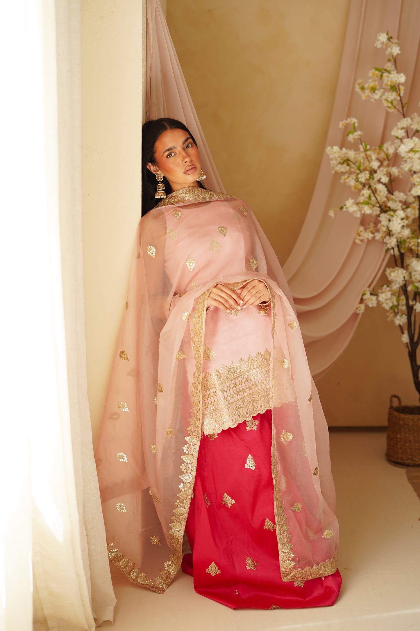 Rose Harmony Mandala Suit and Dupatta