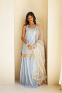 Ice Blue Amethyst Suit and Dupatta