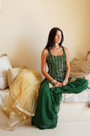 Emerald Amethyst Suit and Dupatta