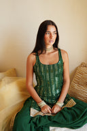 Emerald Amethyst Suit and Dupatta