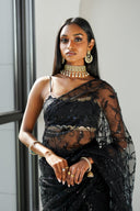 Onyx Raina Easy-Drape Saree - The Saree Room