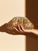 Gold Puff Clutch