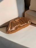 Champagne Puff Clutch