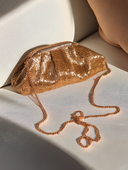 Champagne Puff Clutch