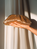 Champagne Puff Clutch